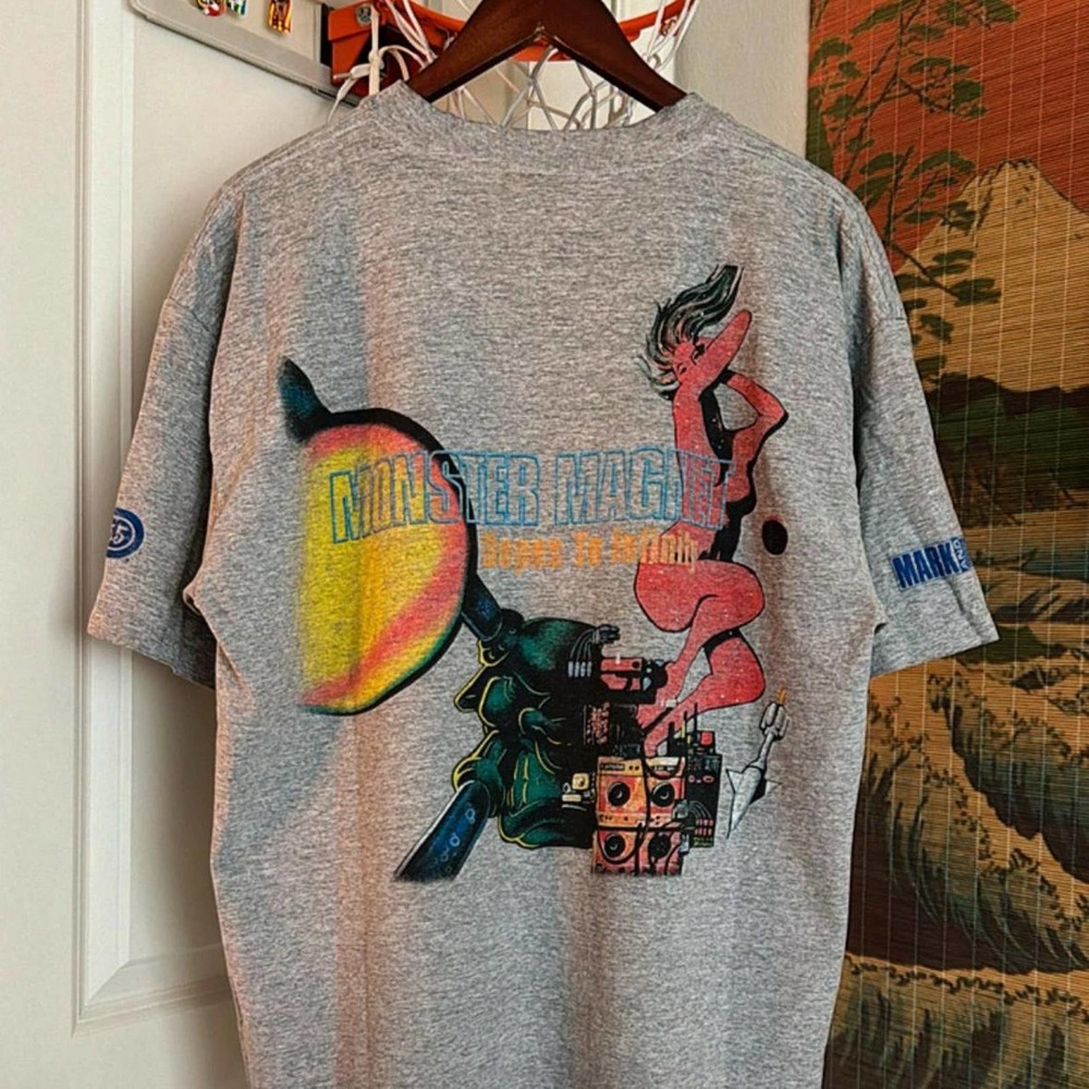 Vintage 90s rare monster magnet band t shirt